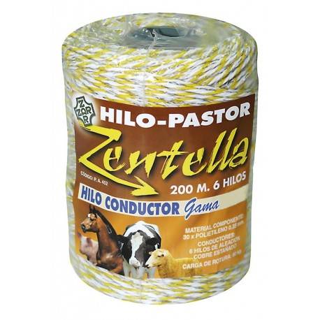 Hilo conductor blanco-amarillo PA455