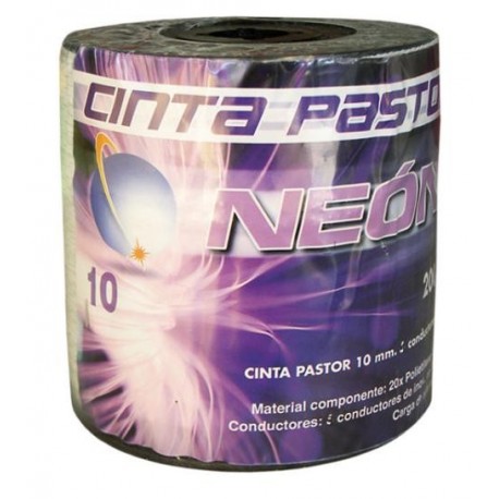 Cinta conductora neón eco 4hilos 10mm 200m