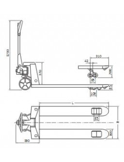 Transpaleta y Roller