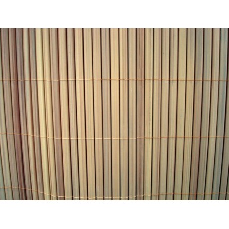 Cañizo Plástico Oval Bambú 1x3 m