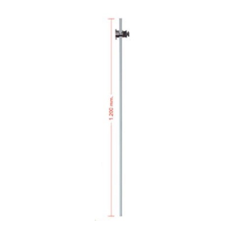 Poste fibra de vidrio con aislador Z-4 Poste fibra de vidrio con aislador Z-4
