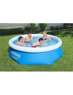 Piscina hinchable redonda FastSet Bestway 2,44 m x 66 cm