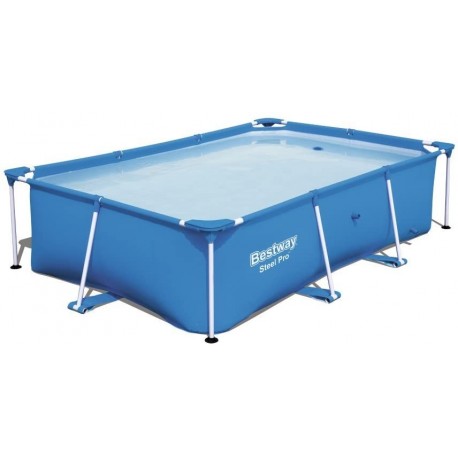 Piscina tubular rectangular SteelPro Bestway 2,59 m x 1,70 m x 61 cm