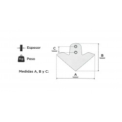 REJA HIN-MEN 13-A Doble Nervio PREMIUM