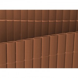 Cañizo plástico Oval Chocolate 1x3 m
