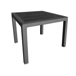 Mesa Imitación Ratán Color Antracita