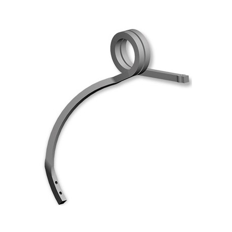 Brazo de cultivador doble espiral curvo V-27 Izda Brazo de cultivador doble espiral curvo V-27 Izda