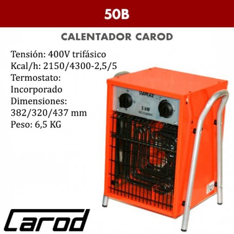 Calentador Eléctrico 50-B Carod Calentador Eléctrico 50-B Carod